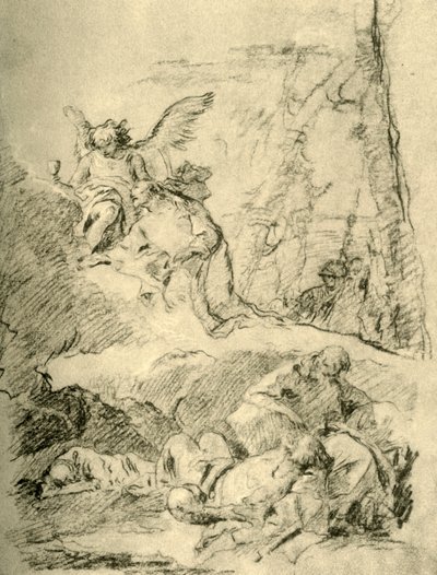Cristo sul Monte degli Ulivi, metà XVIII secolo, 1928 da Giovanni Battista Tiepolo