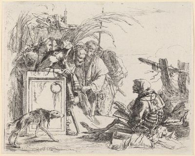 La morte che dà udienza da Giovanni Battista Tiepolo