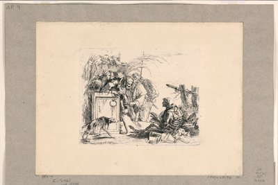 La Morte che dà udienza, dai Vari Capricci da Giovanni Battista Tiepolo