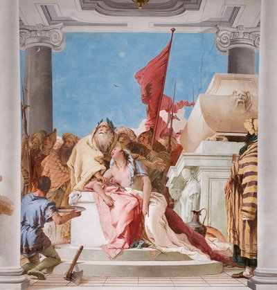 Dettaglio dal Sacrificio di Ifigenia, dall