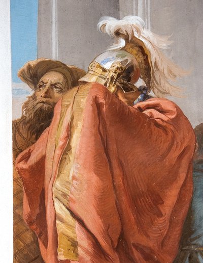 Dettaglio di Agamennone, dal Sacrificio di Ifigenia, dall