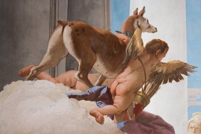 Dettaglio della cerva sacrificale dal Sacrificio di Ifigenia, dall