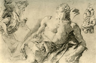 Studio di dettaglio per il giacinto a Bückeburg, c1752 da Giovanni Battista Tiepolo
