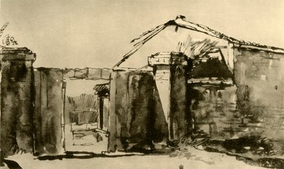 Ingresso a un cortile di fattoria, metà XVIII secolo, 1928 da Giovanni Battista Tiepolo
