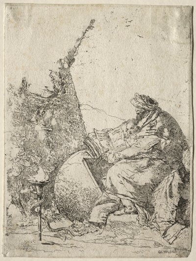 Fantasie: Il Filosofo da Giovanni Battista Tiepolo