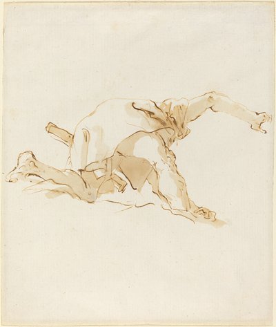 Figura su una nuvola da Giovanni Battista Tiepolo