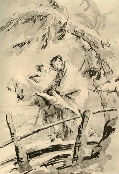Fuga in Egitto da Giovanni Battista Tiepolo