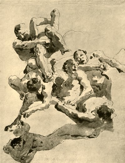 Giganti che combattono da Giovanni Battista Tiepolo