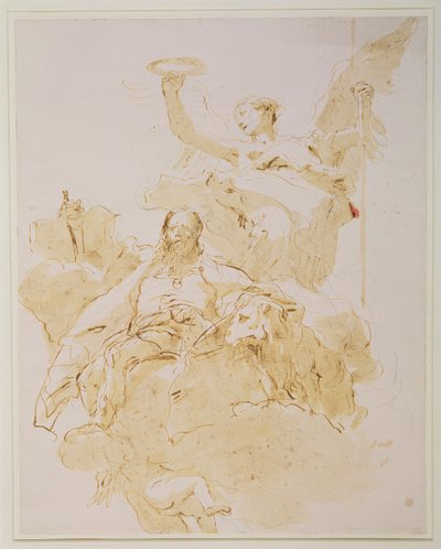 Glorificazione della famiglia Porto, c.1755-60 da Giovanni Battista Tiepolo