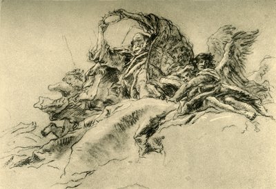 Dio Padre e Angeli, c1754, 1928 da Giovanni Battista Tiepolo