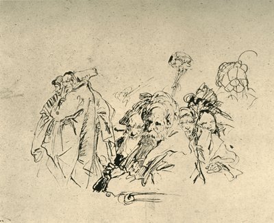 Gruppo di orientali, metà 18° secolo, 1928 da Giovanni Battista Tiepolo