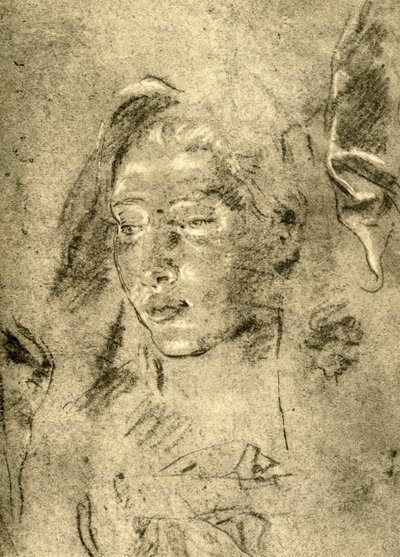 Testa di una giovane donna, metà XVIII secolo, 1928 da Giovanni Battista Tiepolo