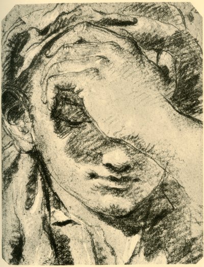 Testa di una giovane donna, metà XVIII secolo da Giovanni Battista Tiepolo