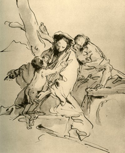 Sacra Famiglia da Giovanni Battista Tiepolo