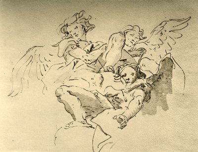 Angeli sospesi da Giovanni Battista Tiepolo