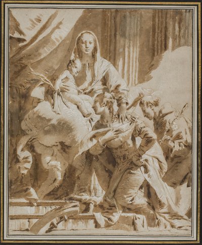 Madonna col Bambino con i santi Antonio di Padova e Caterina d