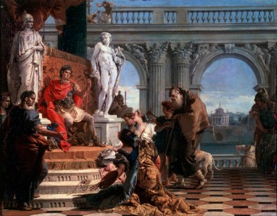 Mecenate presenta le Arti ad Augusto da Giovanni Battista Tiepolo