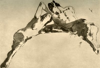 Fauno maschio e femmina da Giovanni Battista Tiepolo