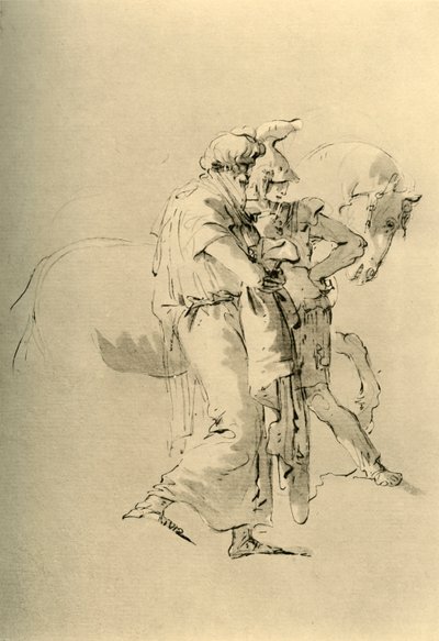 Vecchio e giovane soldato da Giovanni Battista Tiepolo