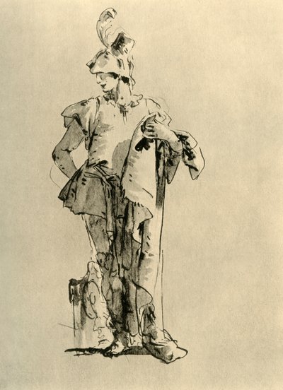 Pagina, metà del XVIII secolo da Giovanni Battista Tiepolo