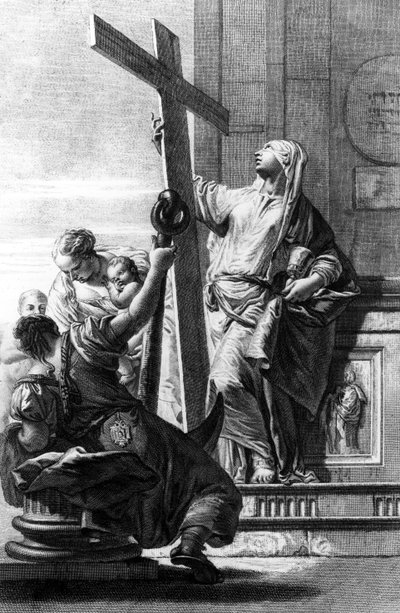 Personificazioni di Fede, Speranza e Amore, inciso da Pietro Monaco, c.1750 da Giovanni Battista Tiepolo