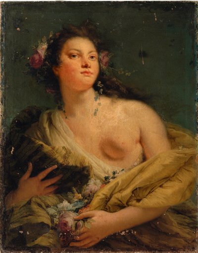 Ritratto di una signora come Flora da Giovanni Battista Tiepolo