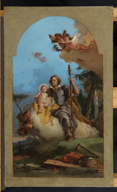 San Giuseppe con il Bambino Gesù da Giovanni Battista Tiepolo