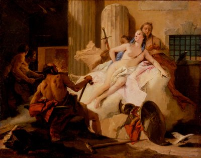 Bozzetto per "Venere e Vulcano da Giovanni Battista Tiepolo