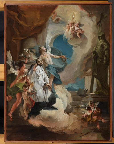 San Luigi Gonzaga in gloria, c.1726 da Giovanni Battista Tiepolo