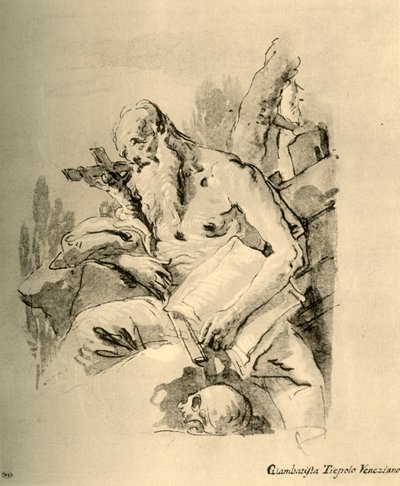 San Girolamo, metà XVIII secolo, 1928 da Giovanni Battista Tiepolo