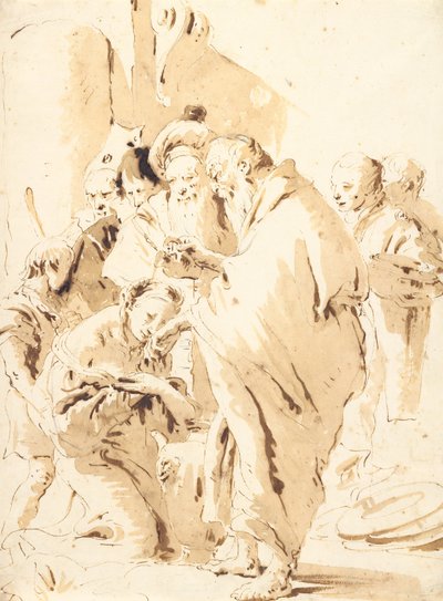 San Prosdocimo che battezza santa Giustina da Giovanni Battista Tiepolo