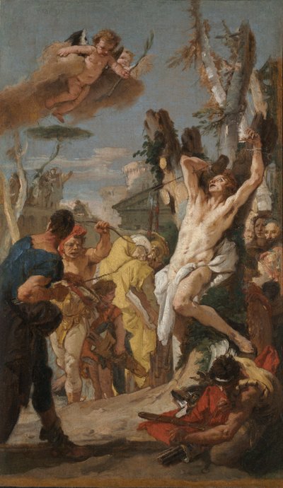 Studio per Il martirio di San Sebastiano, 1739 da Giovanni Battista Tiepolo