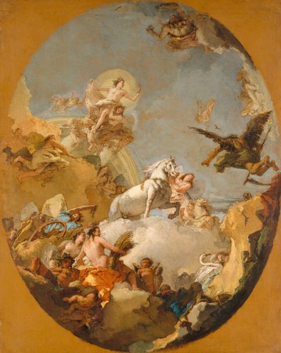 Il carro di Aurora da Giovanni Battista Tiepolo