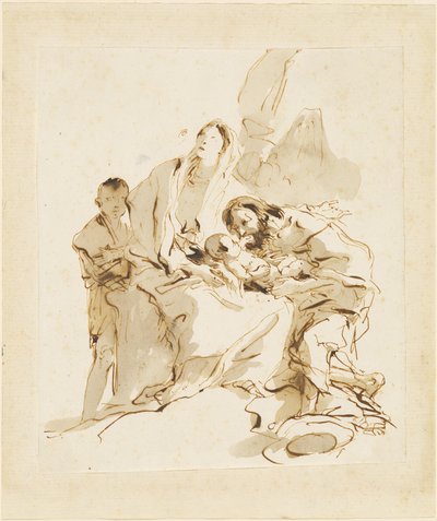 La Sacra Famiglia da Giovanni Battista Tiepolo