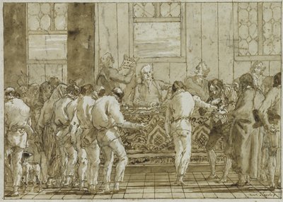 Il processo, c.1790 da Giovanni Battista Tiepolo
