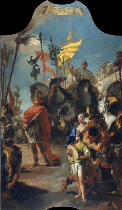 Il trionfo di Mario, 1729 da Giovanni Battista Tiepolo