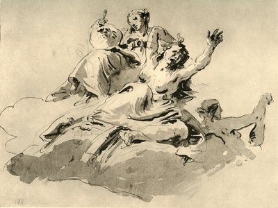 Tre donne, metà del XVIII secolo, 1928 da Giovanni Battista Tiepolo
