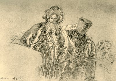 Due mercanti orientali da Giovanni Battista Tiepolo