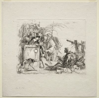 Vari capricci: La morte che dà udienza da Giovanni Battista Tiepolo