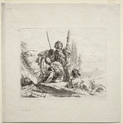 Vari capricci: I tre soldati e il ragazzo da Giovanni Battista Tiepolo