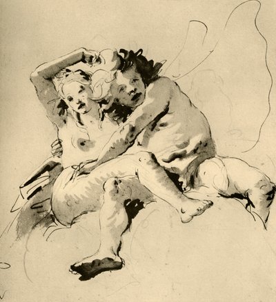 Zefiro e Flora, 1757, 1928 da Giovanni Battista Tiepolo