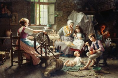 Alla ruota da filare da Giovanni Battista Torriglia