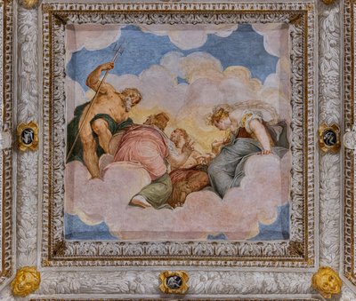 Soffitto, Sala del Consiglio degli Dei da Giovanni Battista Zelotti