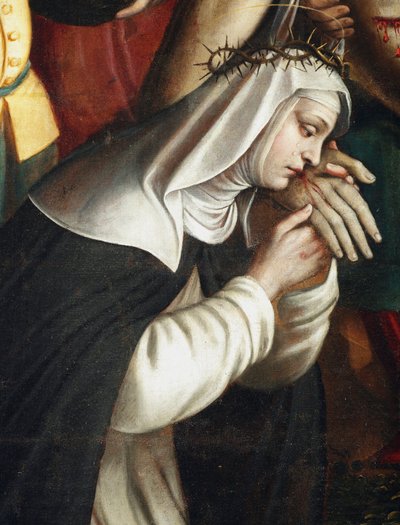 La deposizione (dettaglio) da Giovanni Battista called Caravaggino Secco