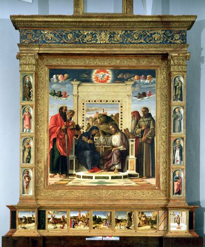Incoronazione della Vergine con SS. Paolo, Pietro, Girolamo e Francesco d