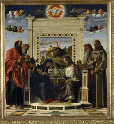 Incoronazione della Vergine con SS. Paolo, Pietro, Girolamo e Francesco d