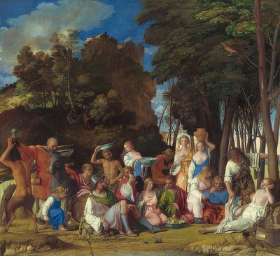 La festa degli dei da Giovanni Bellini