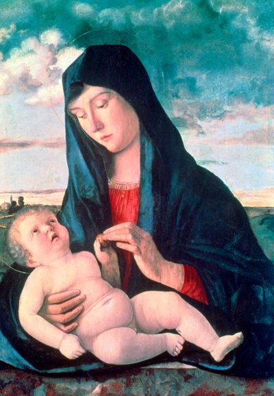 Madonna col Bambino in un paesaggio, c1480-1485 da Giovanni Bellini