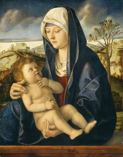 Madonna e Bambino in un paesaggio da Giovanni Bellini