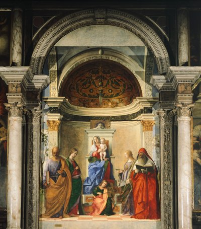 Madonna tra quattro Santi da Giovanni Bellini